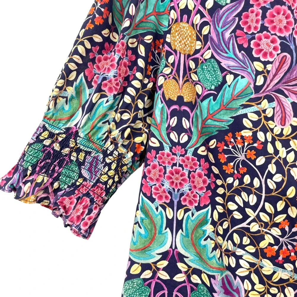 J. Crew Puff-sleeve top in Liberty Elm House floral Size‎ XXS
